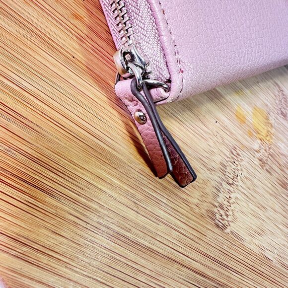 Ann Klein Zip up Leather wallet - Picture 8 of 12